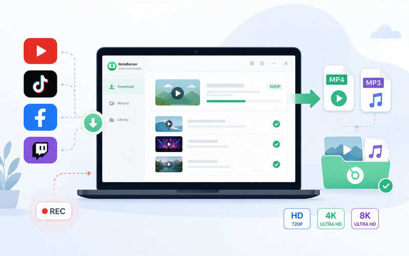 NoteBurner Video Downloaderの機能・使い方・料金を徹底レビュー